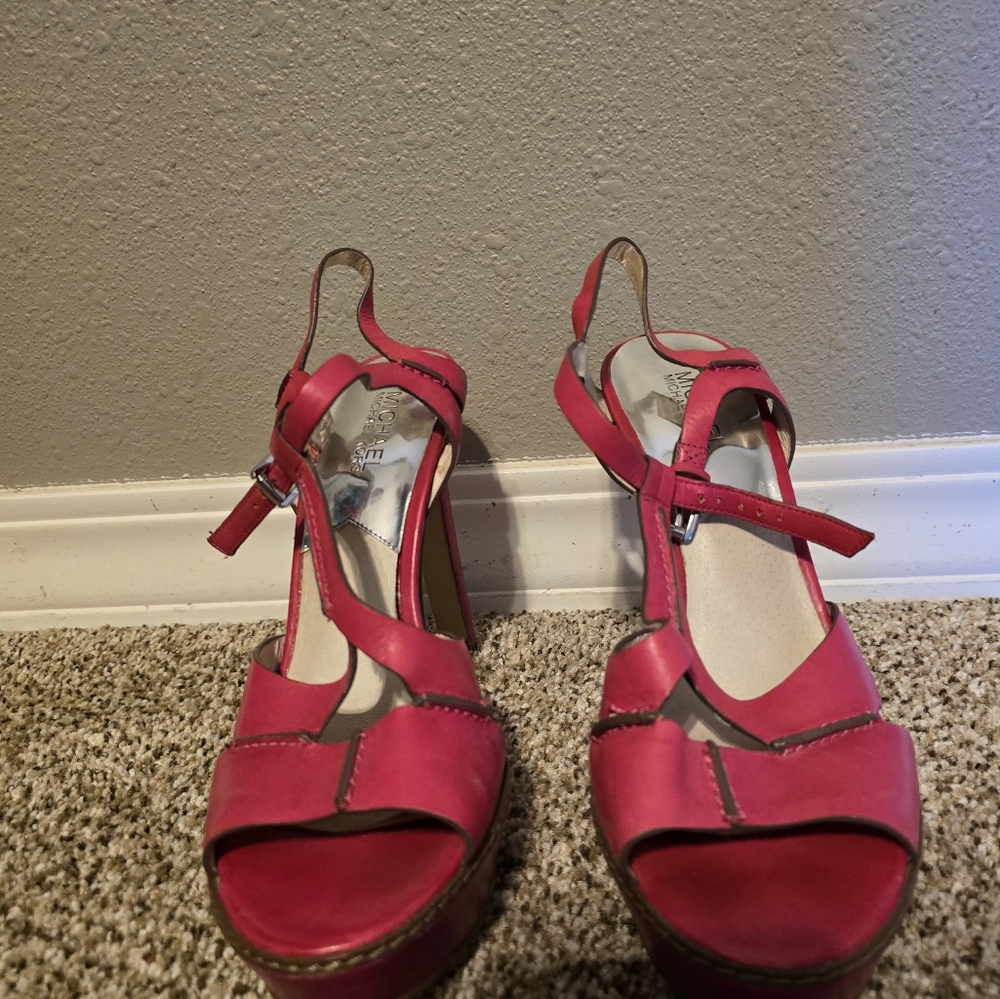 Size 10 Michael Kors Pink Heels